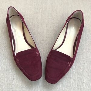 Bettye Muller Vali Loafer Deep Wine Suede